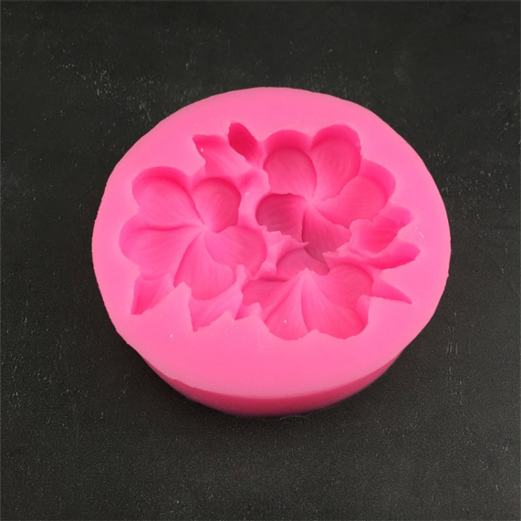 Silicone Handmade Mold in Gardenia design, perfect for chocolate, epoxy, and fondant creations, showcasing intricate floral details.