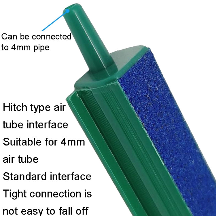 16 inch Single Head Oxygenation Pump Aeration Tube designed for fish tanks, featuring fine bubble output for optimal oxygenation.