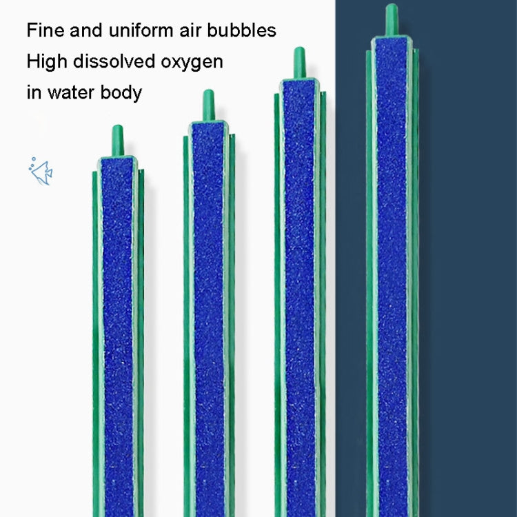 16 inch Single Head Oxygenation Pump Aeration Tube designed for fish tanks, featuring fine bubble output for optimal oxygenation.