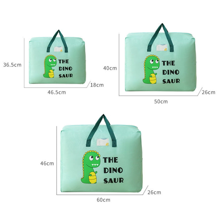 Colorful Small Children Quilt Storage Bag with cartoon design, made of durable waterproof oxford cloth, ideal for storing clothes and quilts.