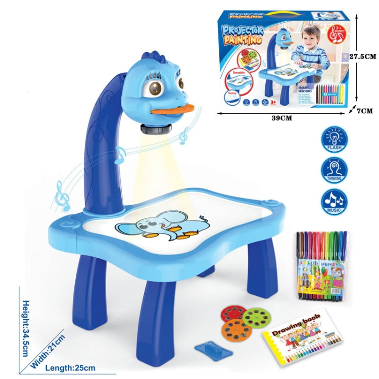 Smart Children Projection Painting Board with adjustable features and included accessories for creative drawing.