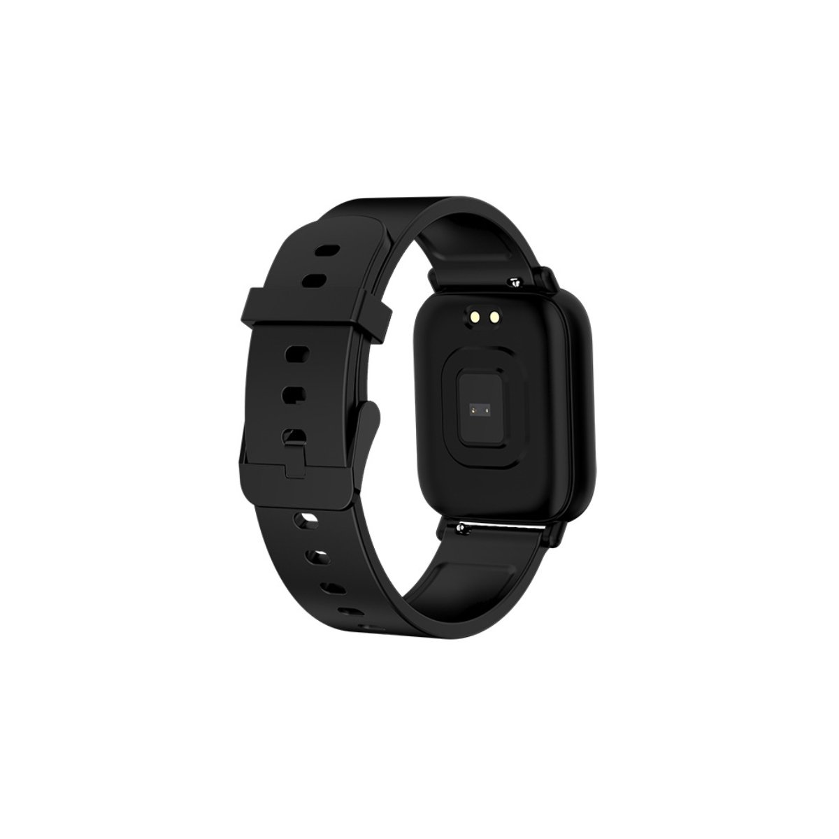 Smart Fit Multi Function Smart Watch Tracker with a bright QOled screen, showcasing health monitoring features and a sporty design.