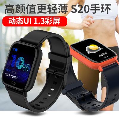 Smart Fit Multi Function Smart Watch Tracker with a bright QOled screen, showcasing health monitoring features and a sporty design.