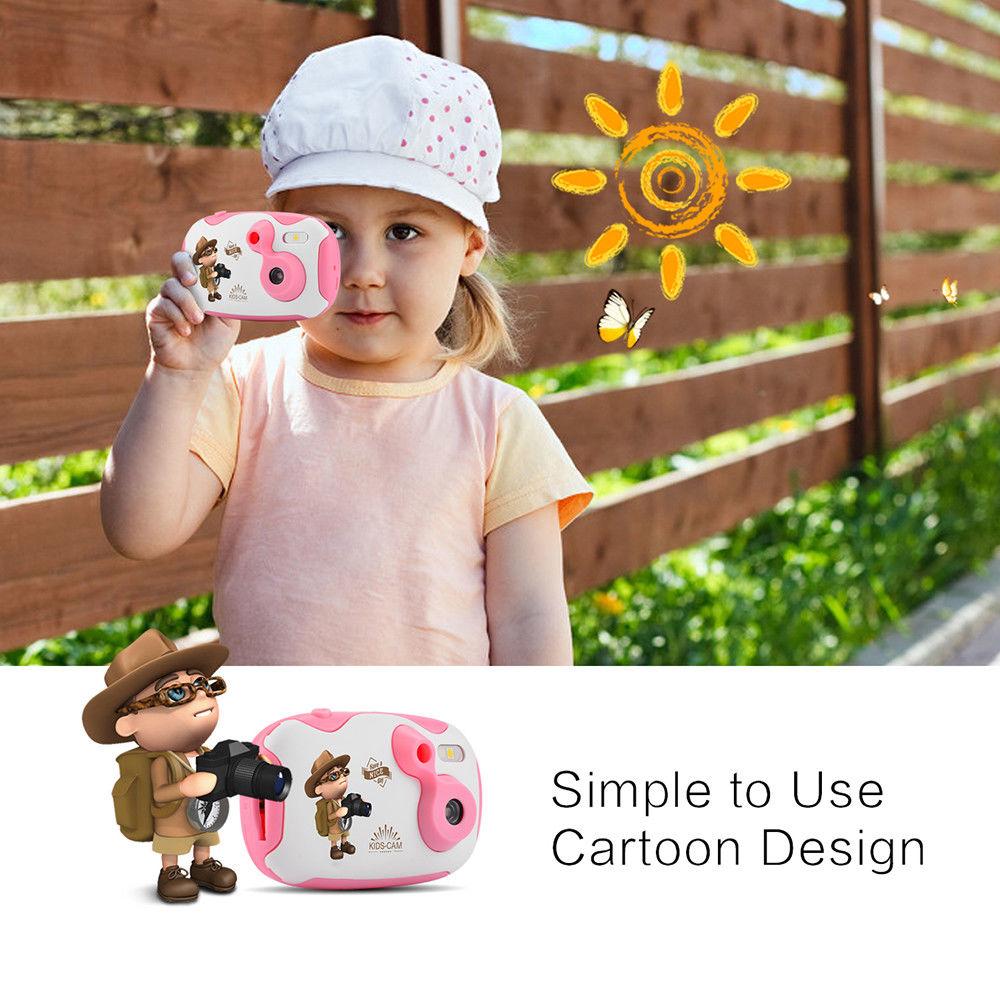 So Smart Lilliput Toy Camera in vibrant candy colors, designed for kids aged 3 to 8, featuring a cartoonish look and ergonomic design.