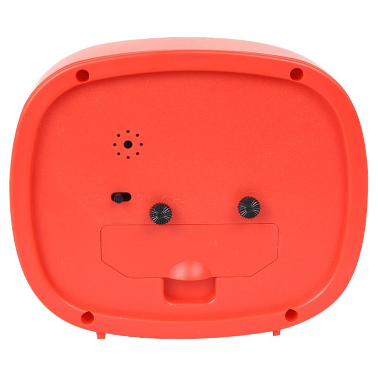 Square Candy Color Stereo Digital Silent Alarm Clock designed for children and students, featuring a vibrant color scheme and compact size.