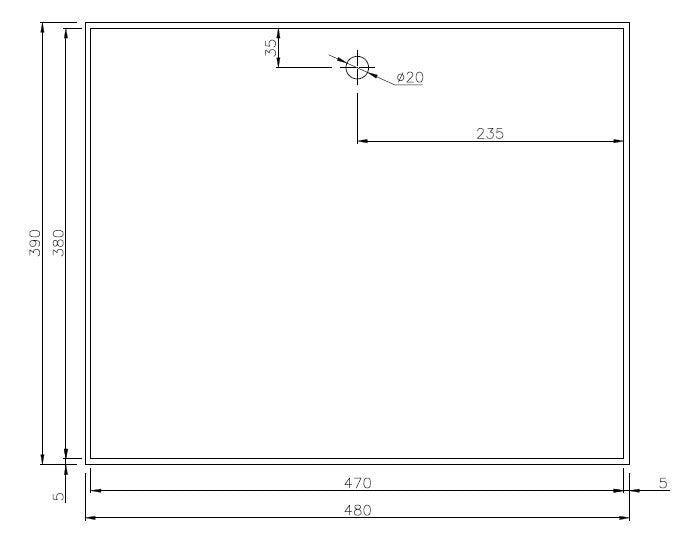 A high-quality stainless steel BBQ hot plate with folded sides and tapered drain hole, perfect for outdoor grilling.