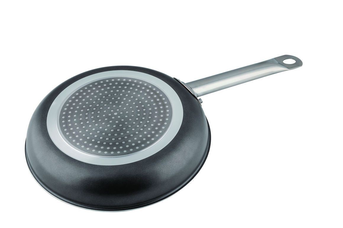 Upside-down frying pan handle.