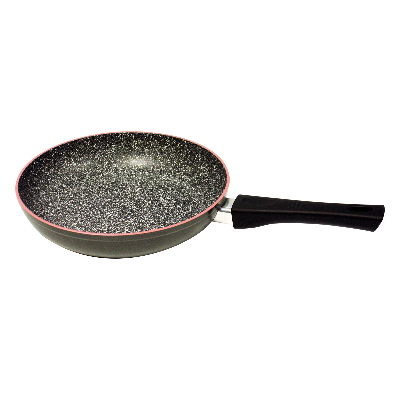 Nonstick frying pan with handle.