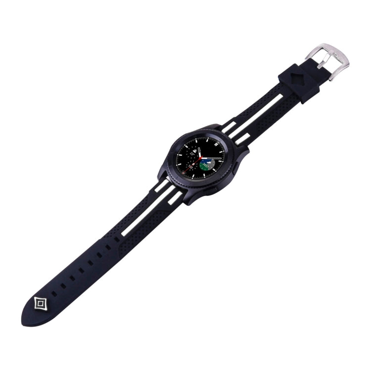 Stripes Pattern Watch Band for Samsung S3, showcasing a stylish design with a comfortable fit, perfect for daily wear.