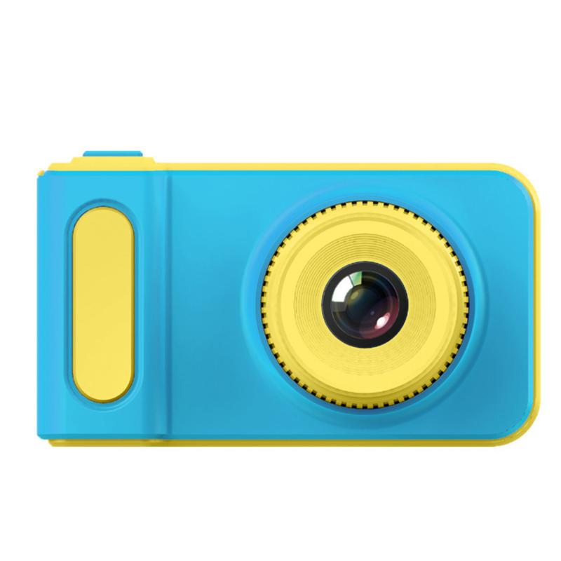 Super Duper Mini Cam Interactive Real Digital Video Camera for Kids in blue and pink colors, featuring a lightweight design and fun interactive elements.