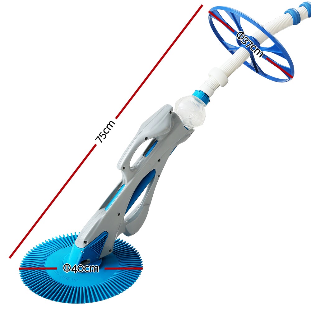 Automatic Swimming Pool Cleaner with 10M Hose, designed for efficient cleaning of pool floors and walls.