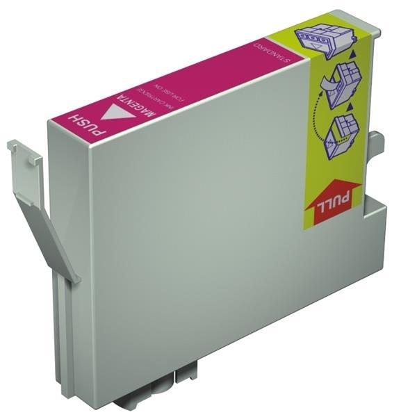 T0493 Magenta Compatible Inkjet Cartridge showcasing vibrant magenta ink for high-quality printing.