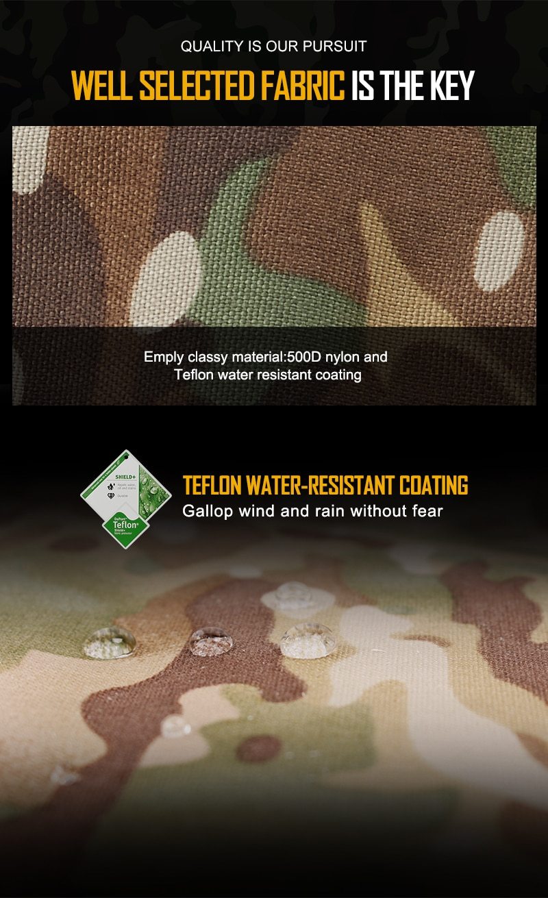 Tactical Radio Pouch for RRV vest in Multicam color, designed for walkie talkies with MOLLE compatibility, made from durable nylon fabric.