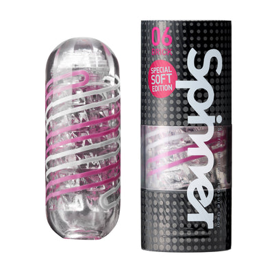 Tenga Spinner Brick 06 Special Soft Edition stroker, featuring a soft elastomer design and compact size for enhanced pleasure.