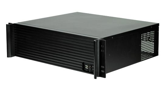 TGC Rack Mountable Server Chassis with 3U design and multiple internal bays for storage.