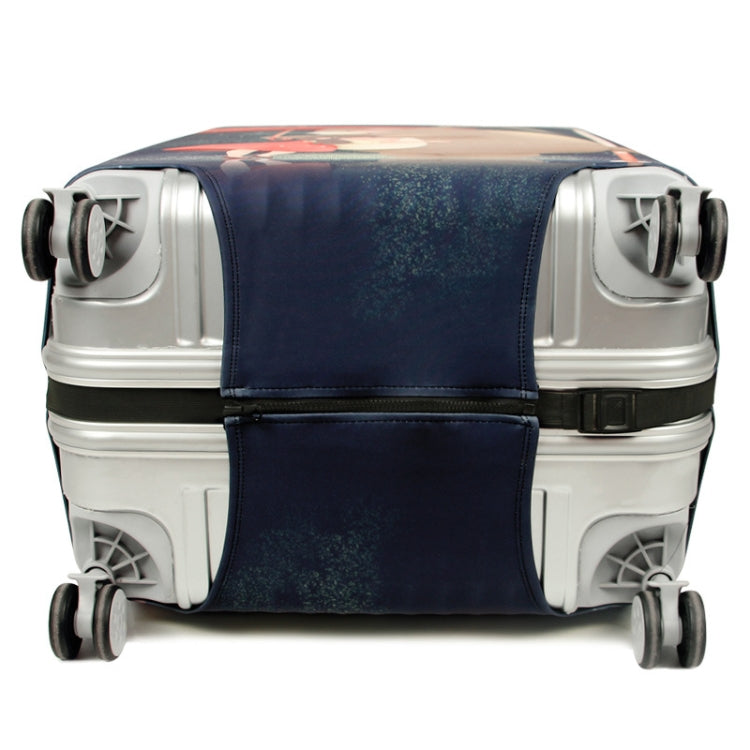 Thick wear-resistant luggage elastic dustproof protective cover in vibrant colors, showcasing its durable fabric and invisible zipper design.