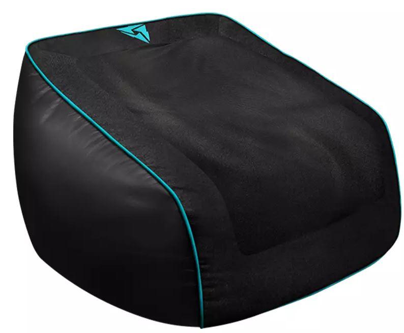 ThunderX3 DB5 V2 Consoles Bean Bag in Black and Cyan, designed for comfort and style, perfect for gaming and relaxation.