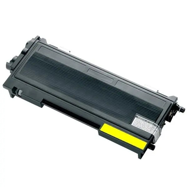 TN-155Y Yellow Premium Generic Toner Cartridge, showcasing its sleek design and vibrant yellow color.