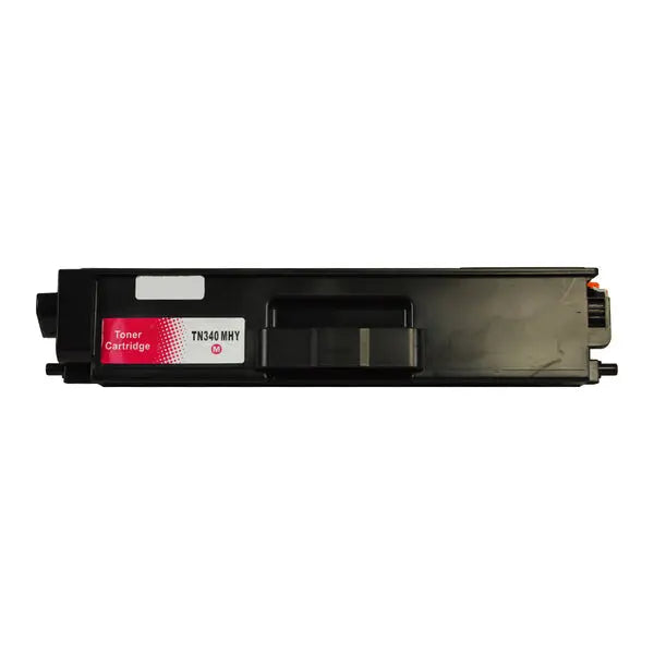 TN-340 Magenta High Yield Generic Toner cartridge, designed for high-quality printing with a yield of 3500 pages.