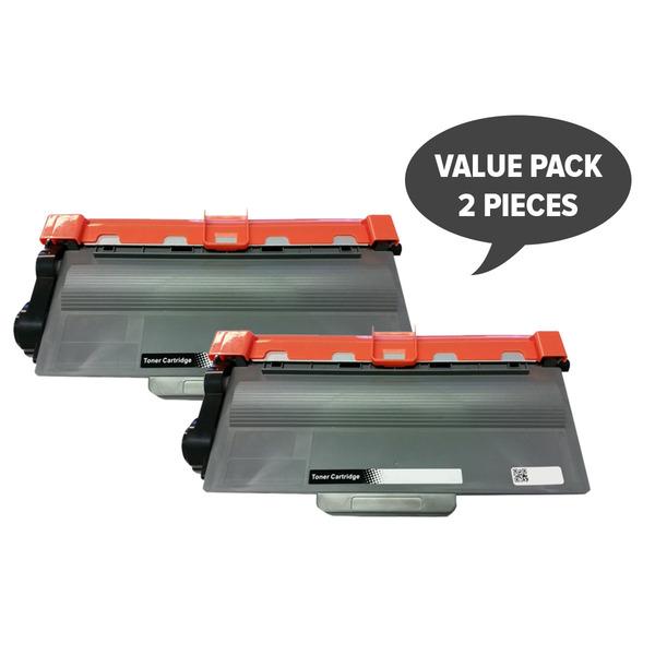 TN-3340 Premium Generic Laser Cartridge set of 2, featuring high-quality toner cartridges for laser printers.