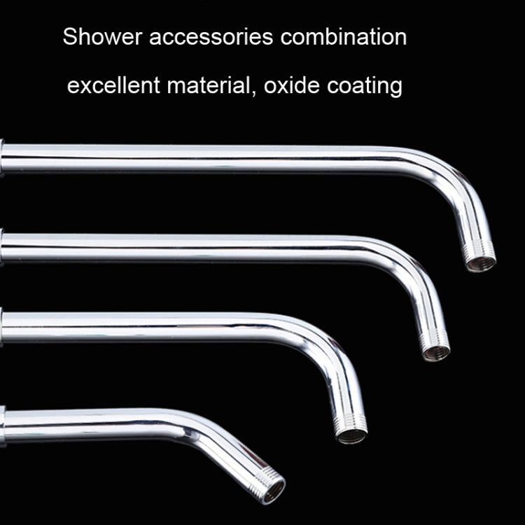 Top Spray Rod Shower Tube made of stainless steel with a polished finish, showcasing its durable and elegant design.