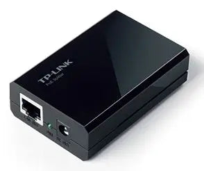 TP-LINK TL-POE10R PoE Splitter with two Gigabit RJ45 ports, designed for efficient power and data delivery over Ethernet.