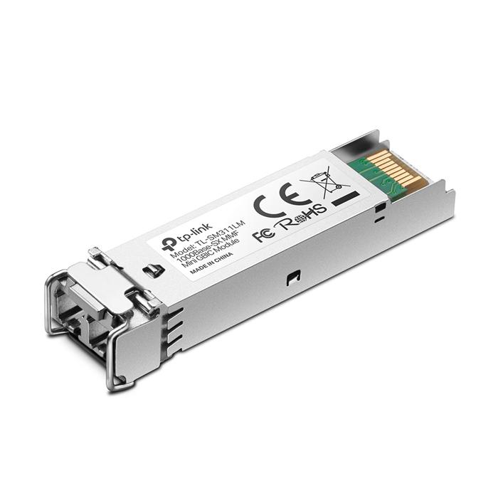 TP-Link TL-SM311LM Multimode 1Gb/s MiniGBIC SFP Module with detailed specifications.