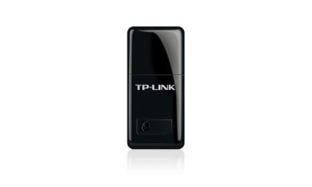 TP-Link TL-WN823N N300 Mini Wireless N USB Adapter with compact design and USB connector.