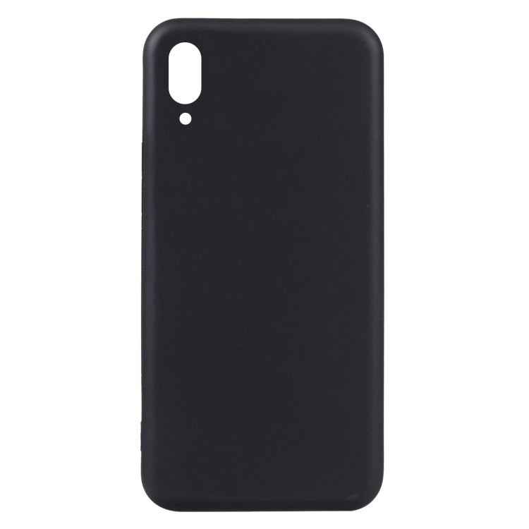 Black TPU phone case designed for Wiko Y80, showcasing its sleek and durable design.