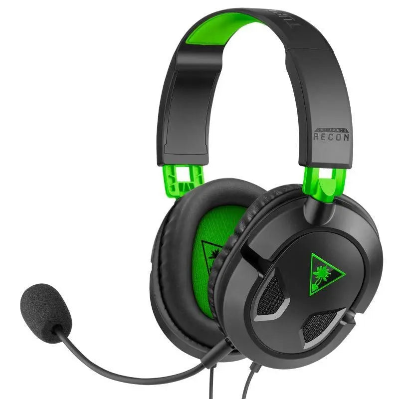 Turtle Beach Recon 50X Black XB1 gaming headset with adjustable microphone and plush ear cushions.