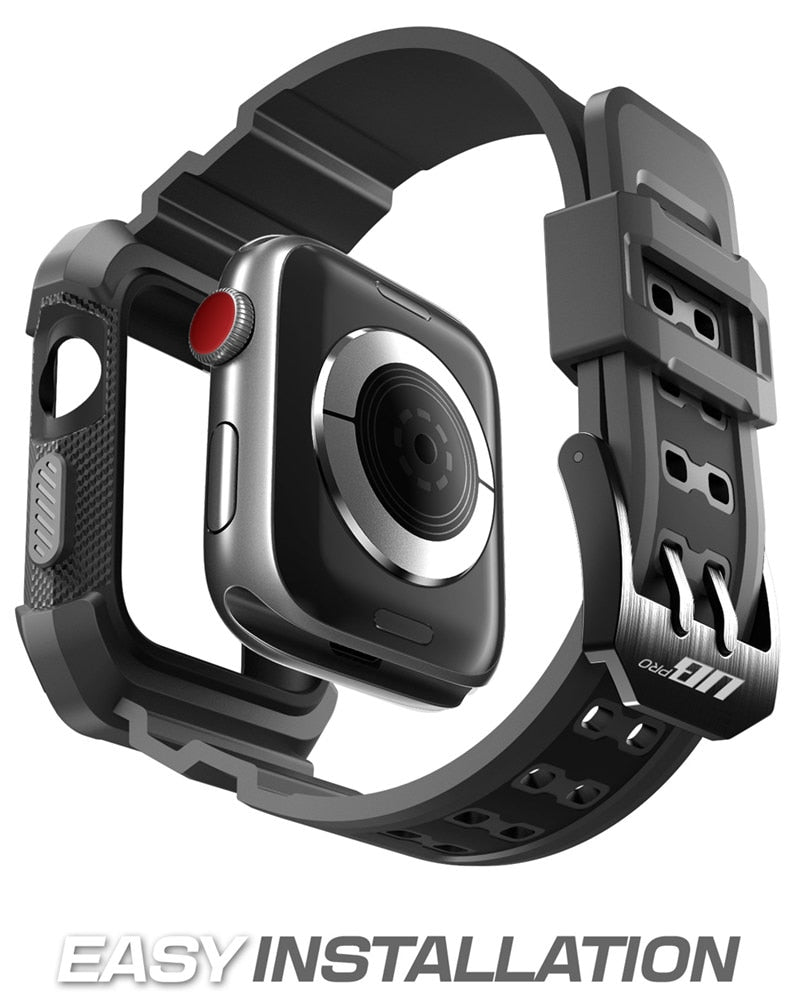 UB Pro Case for Apple Watch 3/2/1 (42mm) in rugged design, showcasing its durable PC and TPU materials.