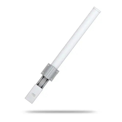 UBIQUITI 2GHz AirMax Dual Omni directional 10dBi Antenna showcasing its sleek design and dual-polarity features.