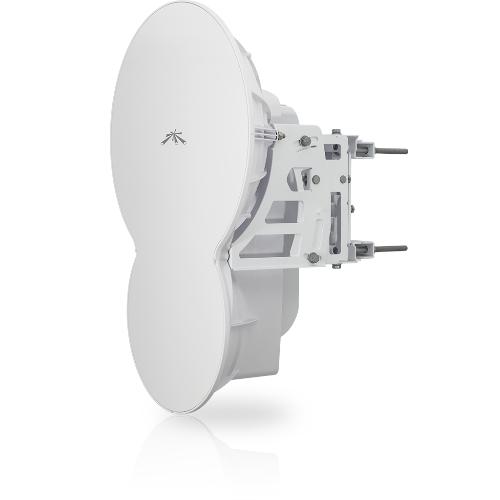 UBIQUITI airFiber 24 device with dual MIMO antennas for high-speed outdoor connectivity.