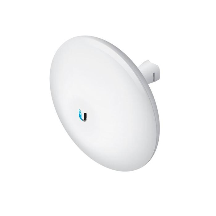 Ubiquiti NanoBeam AC Gen 2 airMAX CPE, a compact and efficient wireless communication device with integrated antenna.