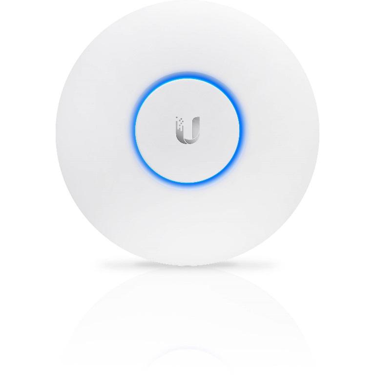 UBIQUITI UniFi AP AC Lite access point showcasing its sleek design and dual radio capabilities for enhanced wireless performance.