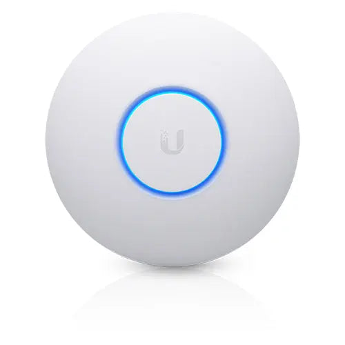 UBIQUITI Unifi Compact 802.11ac Wave2 MU-MIMO Enterprise Access point, showcasing its sleek design and compact size.