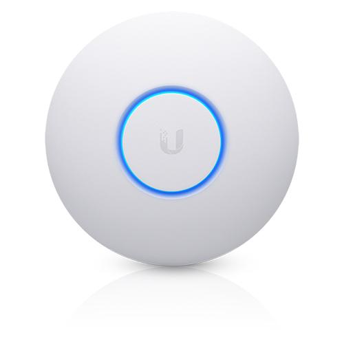 UBIQUITI Unifi Compact 802.11ac Wave2 MU-MIMO Enterprise Access point, showcasing its sleek design and compact size.