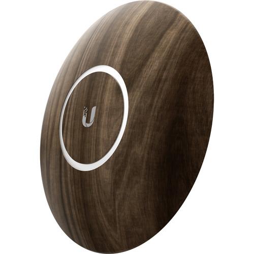 Ubiquiti UniFi NanoHD Hard Cover Skin Casing featuring a wood design, providing stylish protection for networking devices.