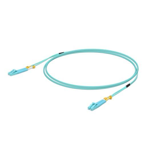 UBIQUITI Unifi ODN Fiber Cable, 2m MultiMode LC-LC with LC connectors for high-speed data transfer.