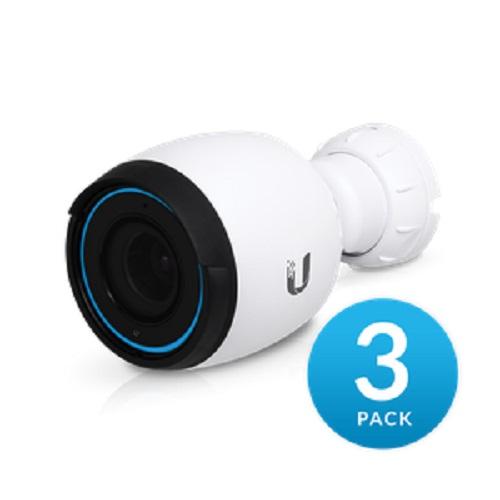 Ubiquiti UniFi Video Camera UVC-G4-PRO with 4K resolution and infrared night vision capabilities, showcasing its sleek design and advanced features.