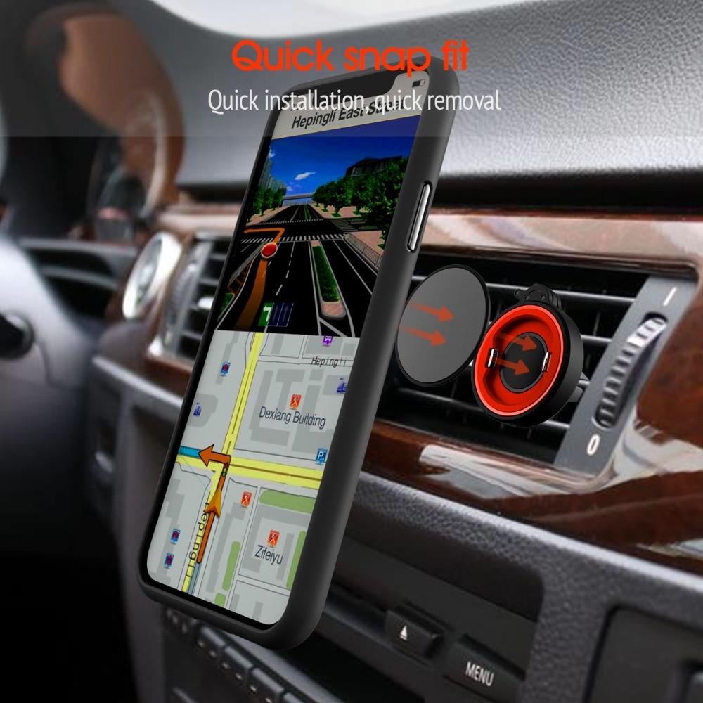 Universal Car Phone Holder Quick Mount Air Vent Clip, designed for secure smartphone placement in vehicles without magnets.