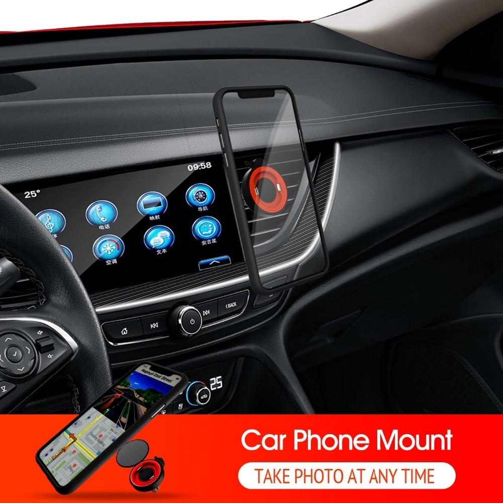 Universal Car Phone Holder Quick Mount Air Vent Clip, designed for secure smartphone placement in vehicles without magnets.