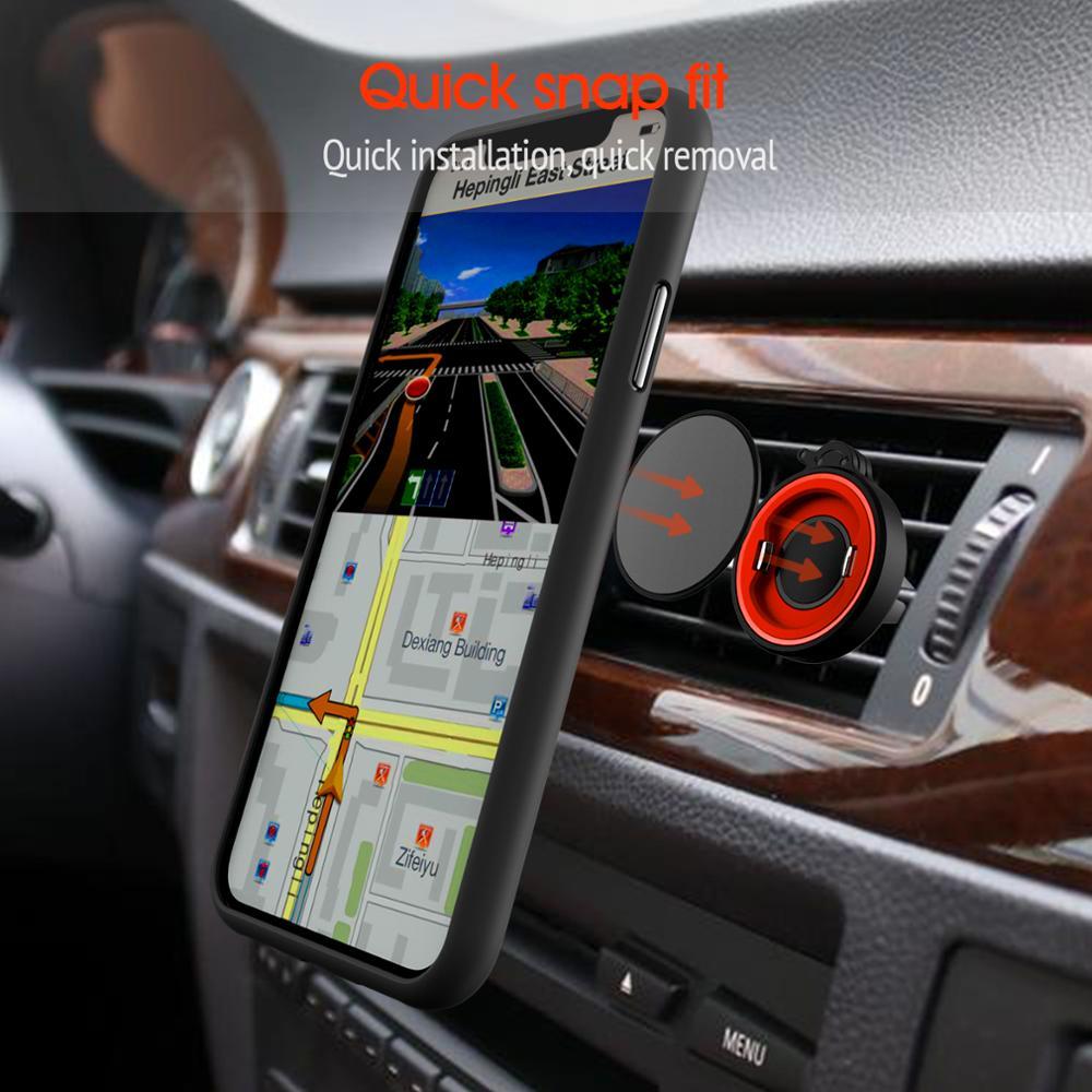 Universal Car Phone Holder Quick Mount Air Vent Clip, designed for secure smartphone placement in vehicles without magnets.