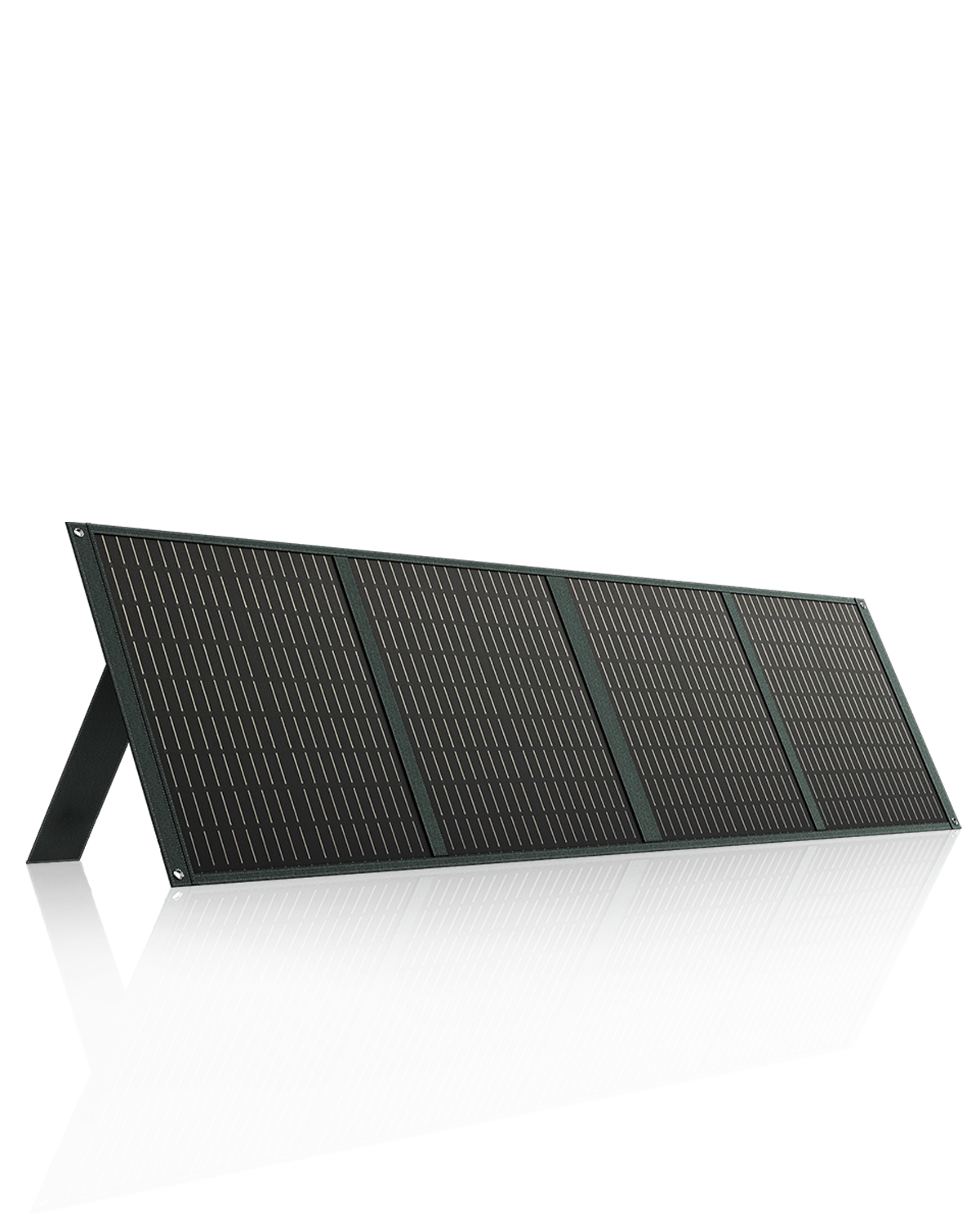 US Foldable Solar Panel POWERWIN 110W PWS110, lightweight and portable with adjustable angle brackets for optimal solar energy absorption.