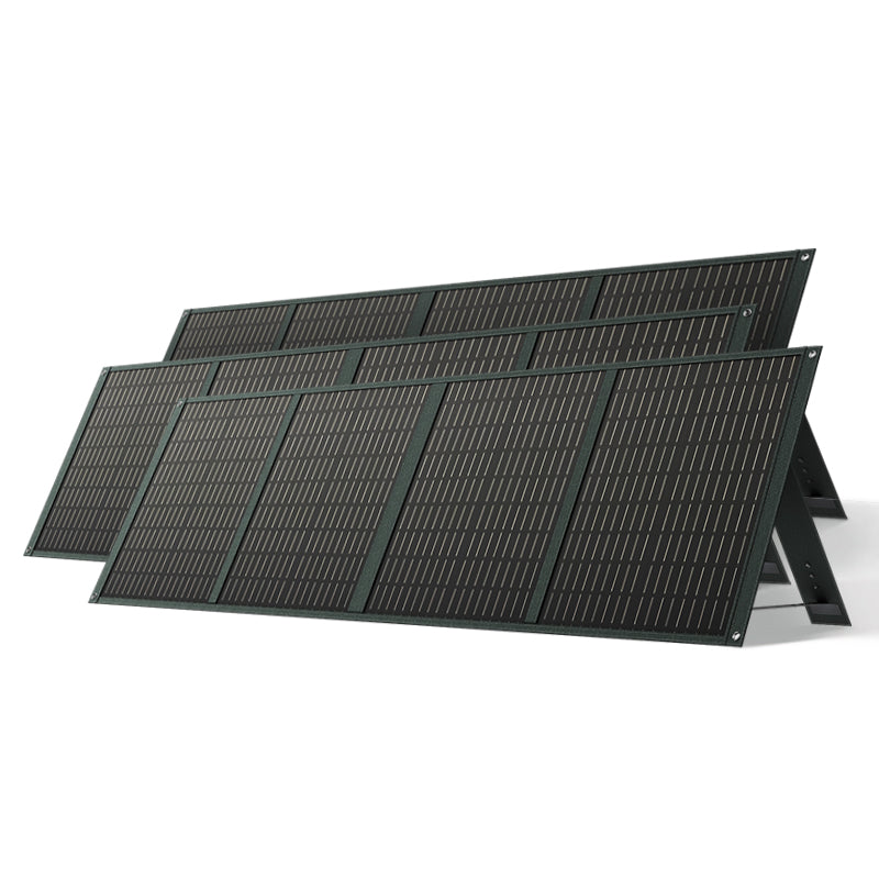 US POWERWIN Foldable Solar Panel PWS110*3 Pack 330W showcasing three panels with a sleek design, ideal for outdoor power solutions.