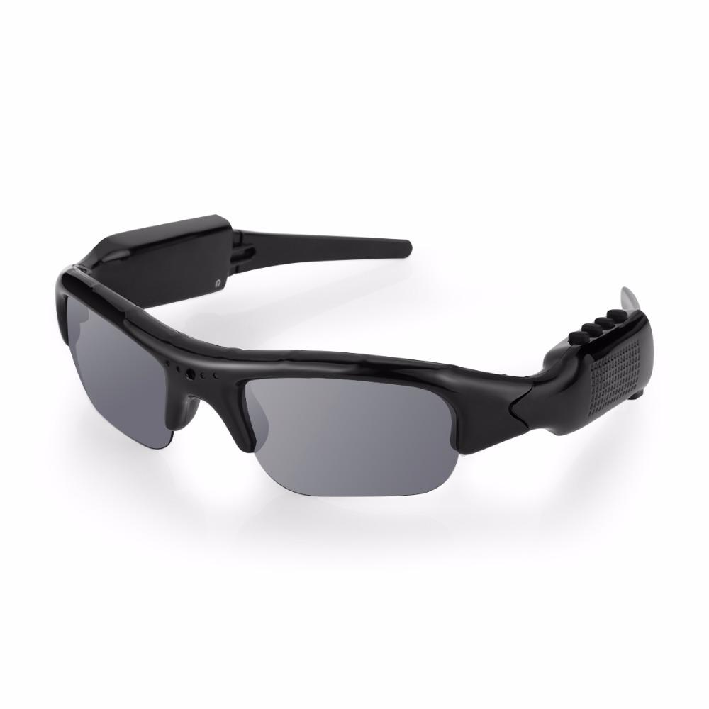 Action Jackson HD Video Recording Sunglasses with MP3 Player, featuring polarized lenses and a sleek design for outdoor adventures.