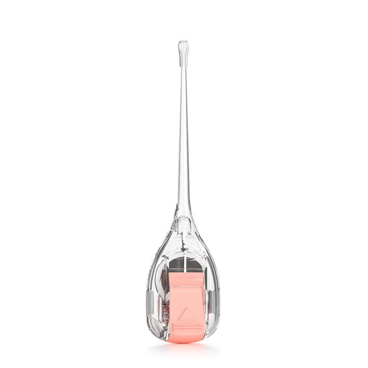 Visual Luminous Ear Scoop for Children in pink, featuring a slender head for easy ear cleaning and a light-emitting component for visibility.