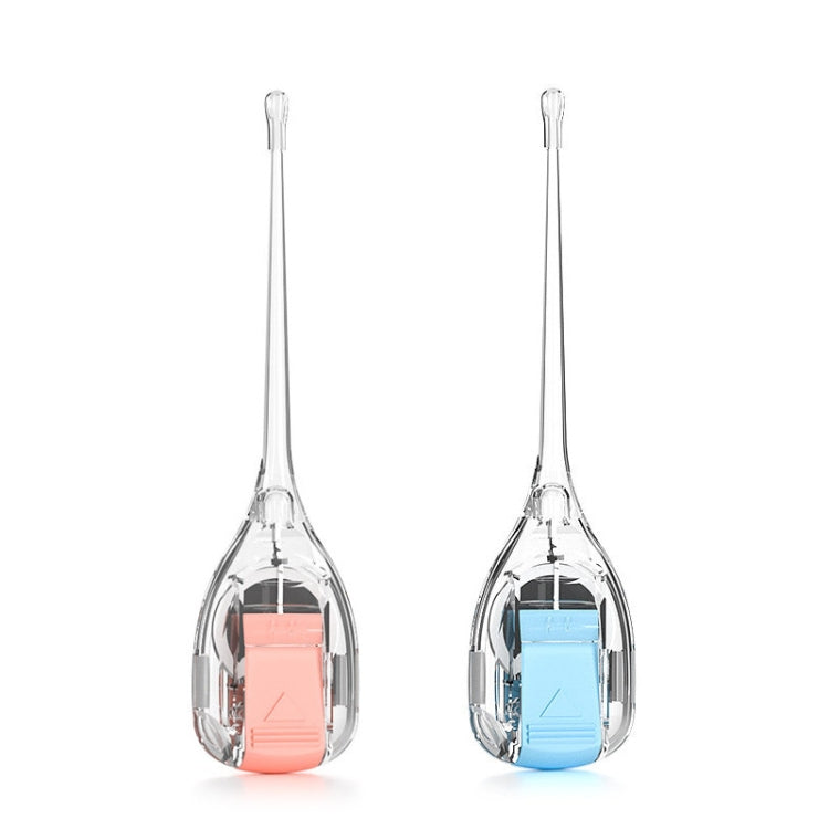 Visual Luminous Ear Scoop for Children in pink, featuring a slender head for easy ear cleaning and a light-emitting component for visibility.