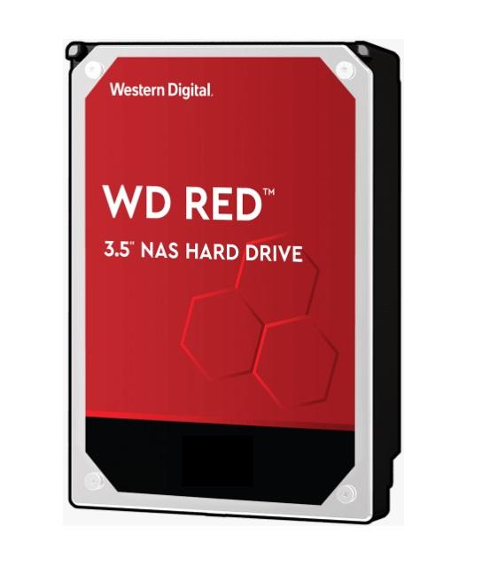 Western Digital WD Red Plus 10TB NAS HDD, 3.5-inch, SATA3, designed for optimal NAS performance.