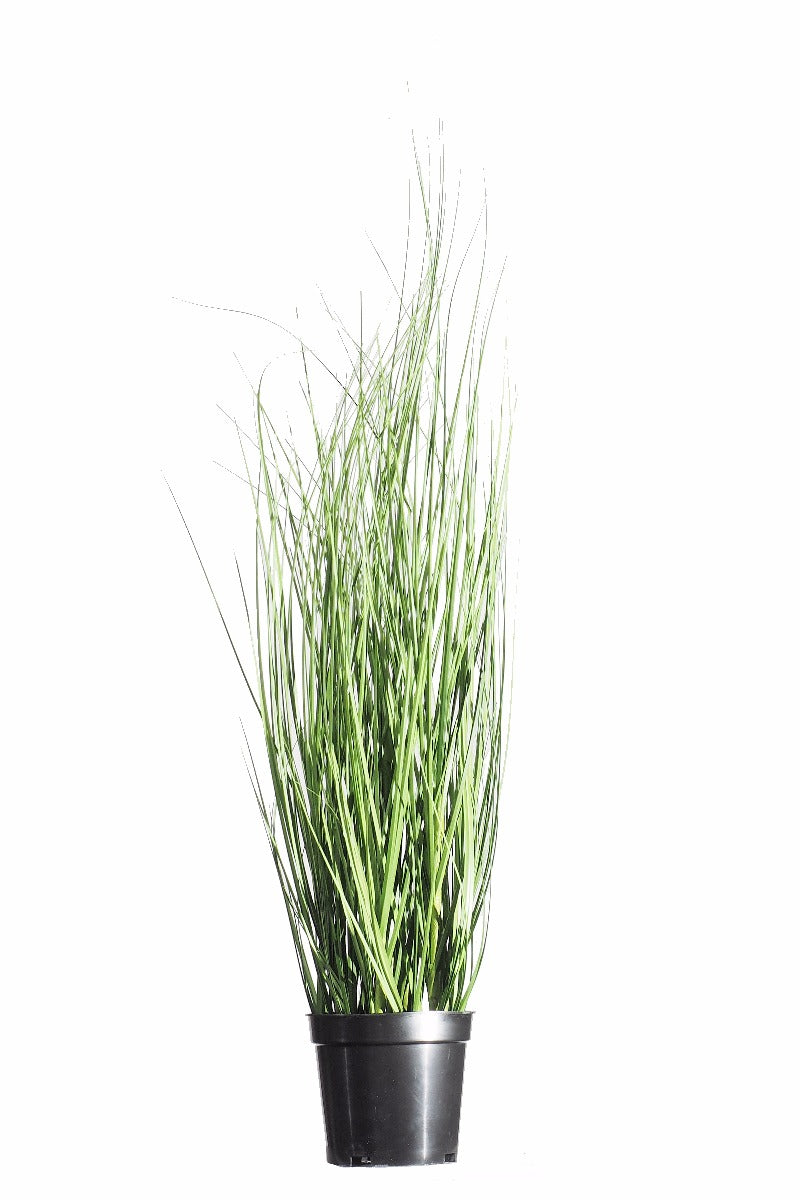 Wild Artificial Grass Plant 70cm, realistic faux grass in a decorative planter, perfect for home or office decor.